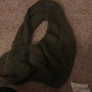 Olive green scarf